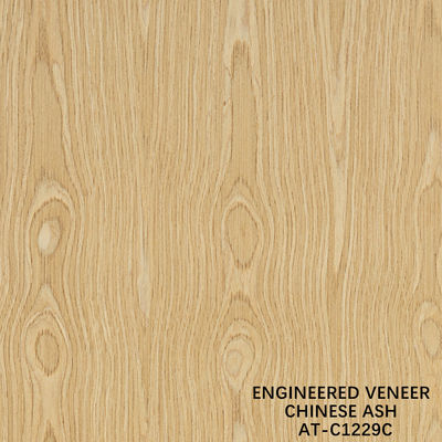 Veneer di legno di lusso cinese di cenere artificiale lunghezza 3100mm può essere personalizzato per la decorazione Cina fa