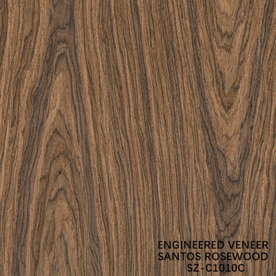 Impiallacciatura in legno di palissandro Santos laminato Corona Grana Spessore Personalizzabile 0,15-1,8 mm Per Frontali di Armadi SZ-254C / 1010C / 1325C