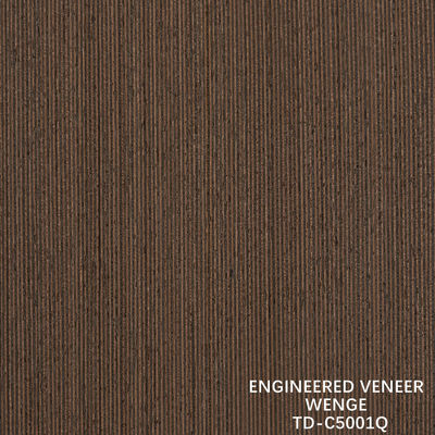 Ricon Wenge Legno Veneer spessore di linea sottile 0,15-1,8 mm Fleeced Back per porte e finestre interne