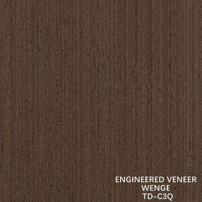 Ricon Wenge Legno Veneer spessore di linea sottile 0,15-1,8 mm Fleeced Back per porte e finestre interne