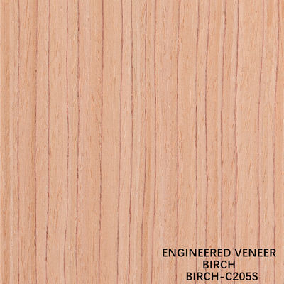 Finitura di legno di betulla ingegnerizzata 205S/205C Grado A per interni Standard di esportazione per porte e finestre