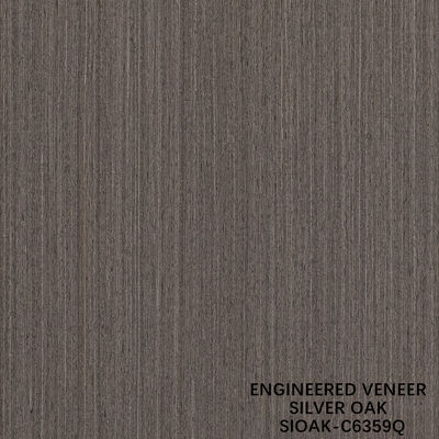 Impiallacciatura in legno artificiale taglio a quarti di Pero Argentato, formato allungato 3200mm per porte e frontali di armadi SOAK-6348Q/63Q/6350/6356Q/6359Q
