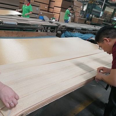 High-End Custom SI.CK-X4923 Ingegneria di Legno Veneer argento pelle di coccodrillo struttura reticolare per pannelli di lusso