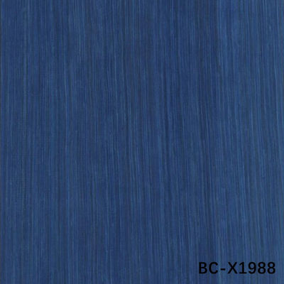 High-End Ingegneria Legno Veneer Bule Classic BC-X1988 Colore colorato a grano retto per decorazioni alberghiere Campione copia