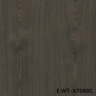 Finitura di legno modificata su misura di alto livello di noce europea spessore del grano della corona 0,5 mm per la faccia del mobile