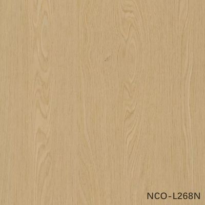 Nuovo design di foglio impiallacciato in legno di rovere cinese ingegnerizzato NCO-L891N/L268N 0,3 mm con retro in tessuto per facciate di mobili