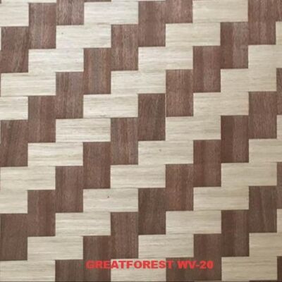 0.55mm Legno tessuto rivestimento reticolato texture personalizzabile non carta per club avanzato
