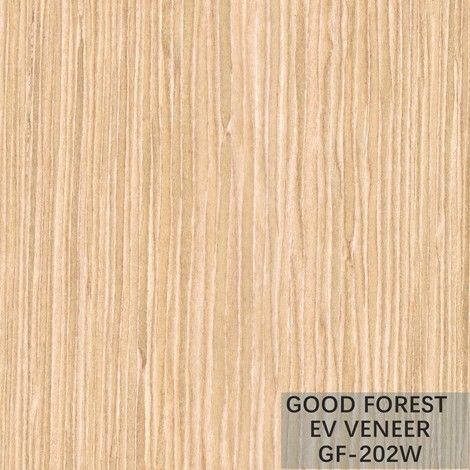 Quercia di legno artificiale della perla dell'impiallacciatura con grano verticale e colore bianco popolari