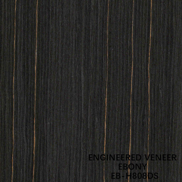 Impiallacciatura in legno di ebano H808DS a grana dritta doppio colore 2500-3100mm
