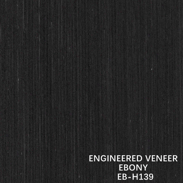 Colore scuro composito del grano H139 di Ebony Wood Veneer Straight Fineline per compensato