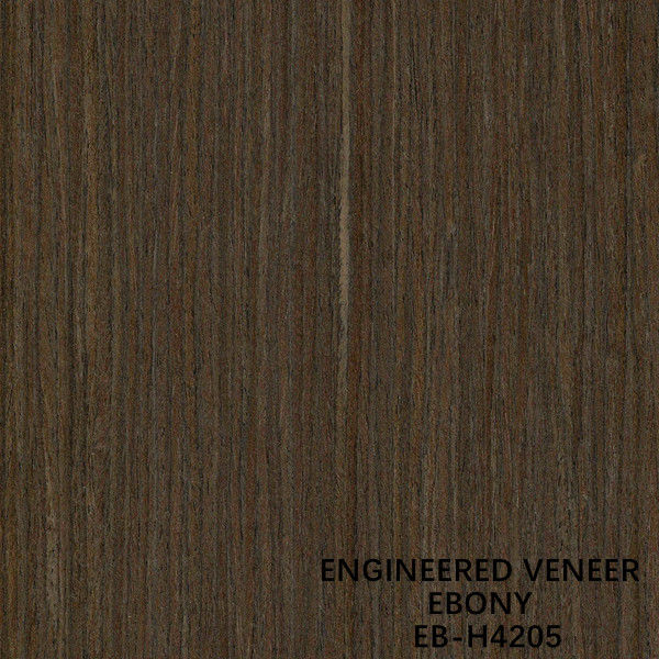 Impiallacciatura decorativa in legno di ebano Rovere nero H4205 Taglio dritto per la parte posteriore del mobile
