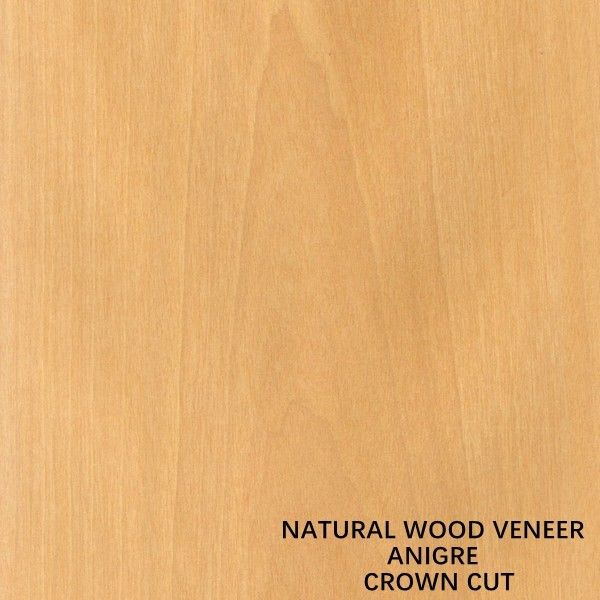 Decorazione Legno naturale di legno nero rivestimento croce tagliata piatta Grano 0,18-0,55 mm Spessore