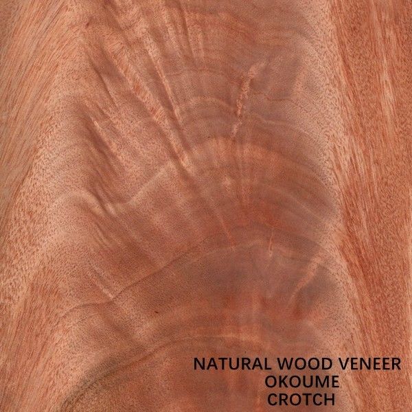 Il legno naturale di Okoume impiallaccia specialmente il servizio della partita di slittamento del grano della biforcazione per la decorazione dell'hotel