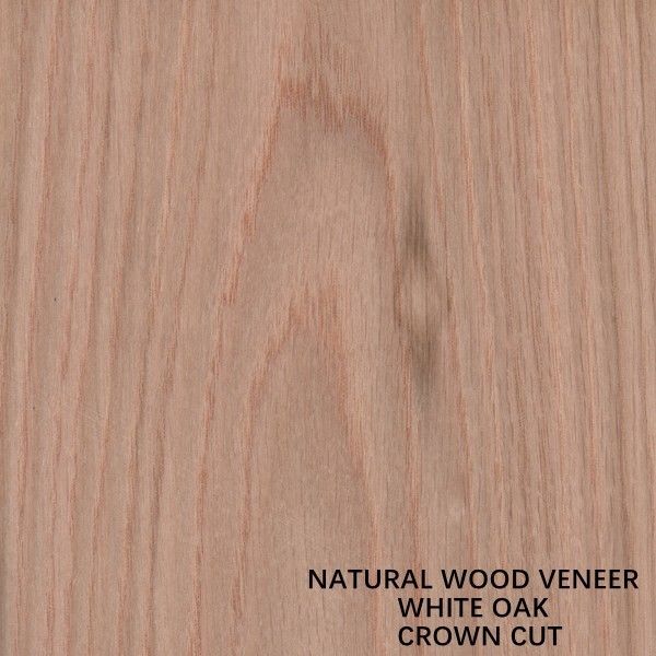 Il legno di quercia naturale americano impiallaccia la corona tagliata piana ha tagliato lo spessore 0.5-0.55mm del grado del AAA del grano per il fronte Cina del Governo