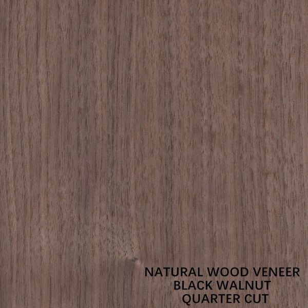 Il quarto naturale americano dell'impiallacciatura di legno della noce ha tagliato il grano diritto per mobilia di alta classe che fa il produttore del Fsc Cina