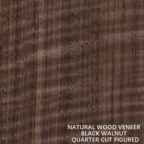 Il quarto naturale americano dell'impiallacciatura di legno della noce ha tagliato diritto calcolato per mobilia di alta classe che fa il produttore del Fsc Cina
