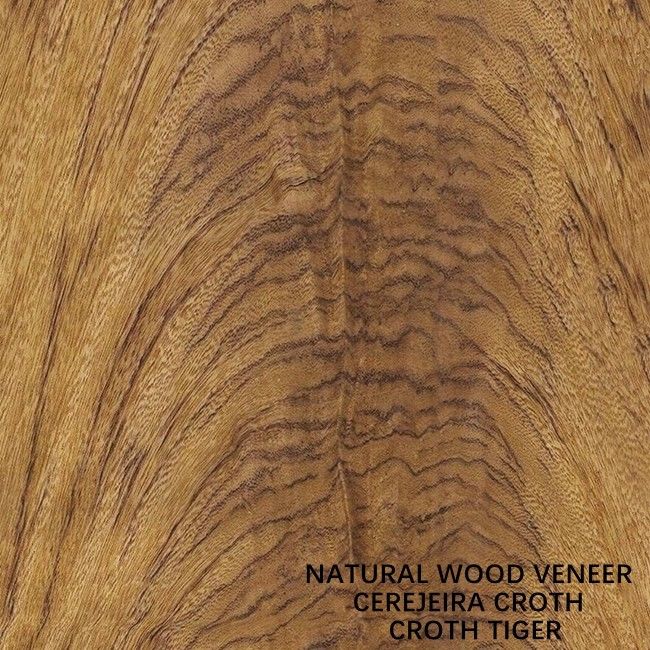Grano naturale dell'America Cherry Crotch Veneer Specially Tiger per la decorazione dell'hotel
