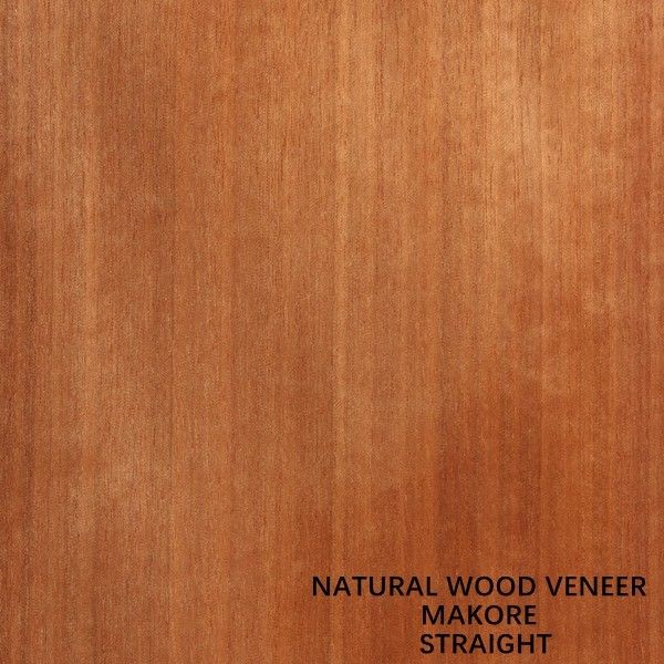 grado naturale AAA del grano diritto dell'impiallacciatura di legno dell'Africa Makore degli strumenti musicali di 0.5mm
