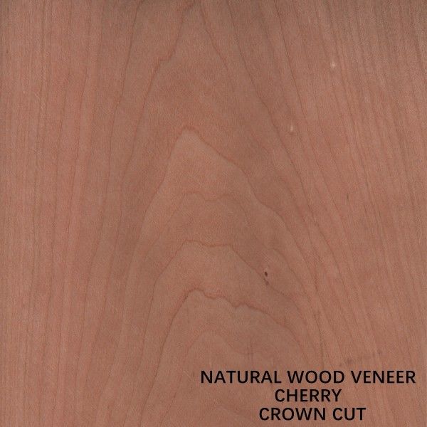 La corona tagliata piana ha tagliato Cherry Wood Veneer naturale 0.15-0.5mm per il pannello ed il fronte della mobilia