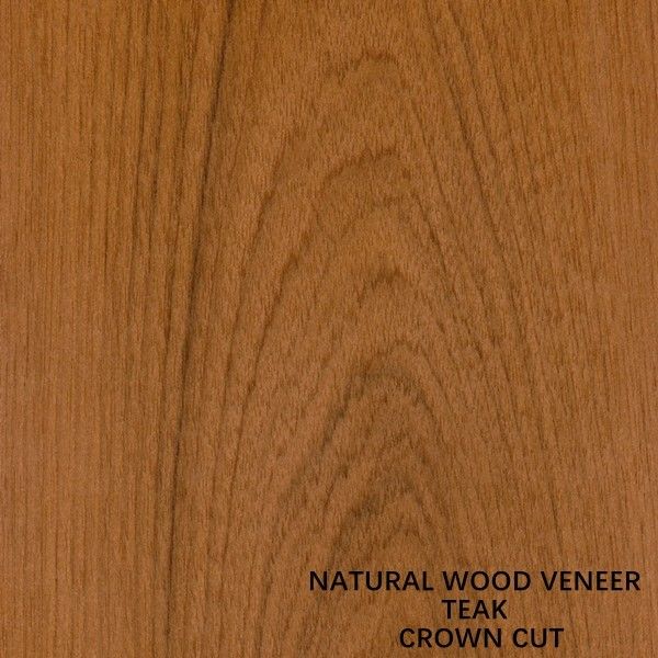 Il legno naturale del tek della decorazione impiallaccia la lunghezza tagliata piana del grano 2050-3200mm della corona