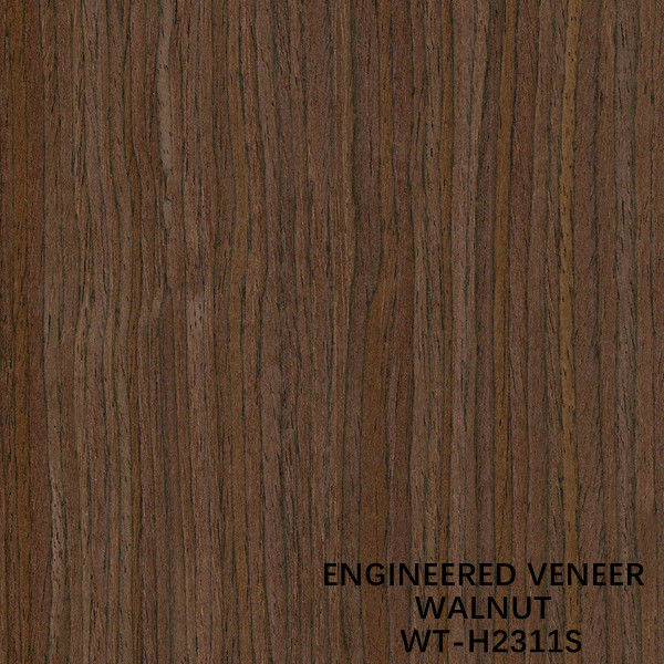 Dimensione standard 2500*640mm del grano diritto dell'impiallacciatura di legno della noce di Recon per la decorazione dell'interno