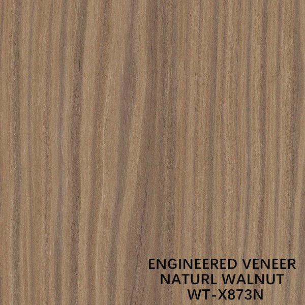 Impiallacciatura in legno ingegnerizzato Top A Noce naturale venatura Quarter Crown Lunghezza 2030/2500/2800/3050mm WT-X873N