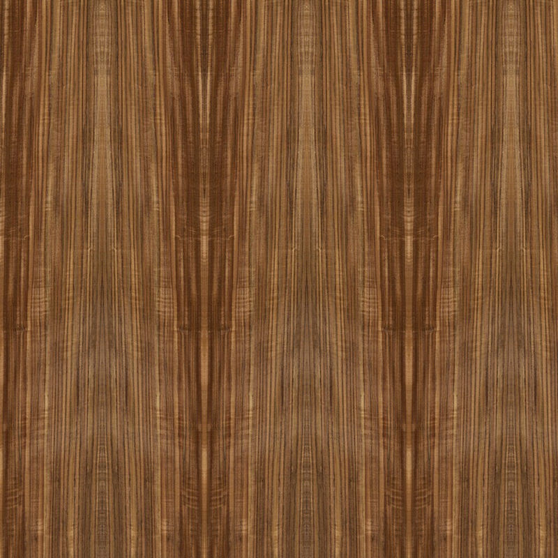 Lunghezza compensata operata 2440/2745mm dell'impiallacciatura di legno del quarto di legno africano naturale affrontato del tek per le porte interne