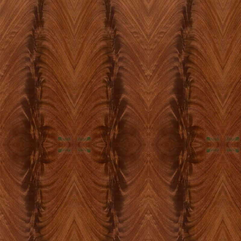 Decorazione dell'hotel Impiallacciatura in legno di mogano naturale Un normale Grano del cavallo Fatto dall'uomo