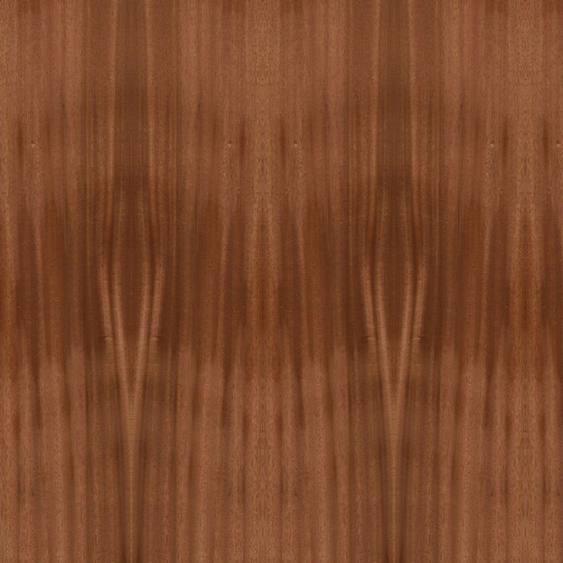 Quarto di legno di mogano naturale dell'impiallacciatura del bordo 2440*1220mm del compensato operato E1 per le porte interne