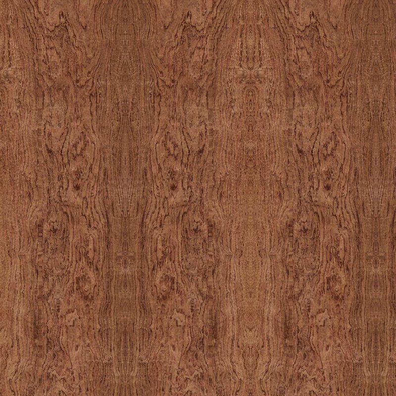 L'alta qualità del grano del mazzo del compensato di Bubinga di immaginazione per la decorazione 2440/2745/3050mm dell'hotel ha allungato la fabbrica della Cina di dimensione