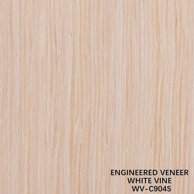Veneer di legno ingegneristico 904S/905S Veneer a grano retto Vigneto bianco E0/E1 Grado 2050-3200mm Per compensato di lusso