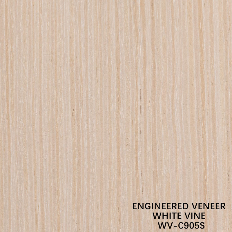 Fogli di legno ricostituiti per uso decorativo ingegnerizzato Veneer White Vine 905S 0,5 mm
