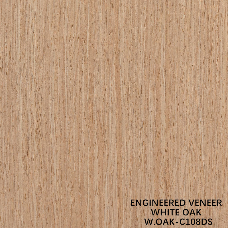 Legno ricomposto di lusso, lamiere di rivestimento, bianco 108DS allungato 2500-3100 mm per la decorazione