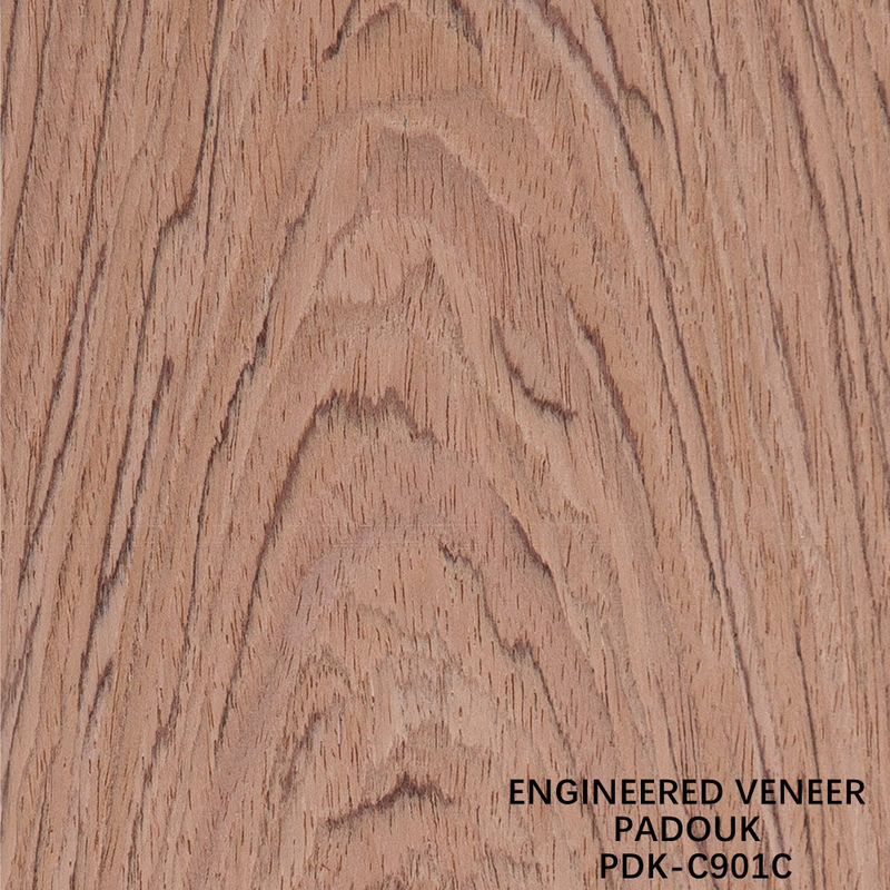 Legno ricostituito Veneer Rose Legno Crown Cut Colore rosso Lunghezza 2200-3100mm Per Per Porte Interni Cina Fabbrica