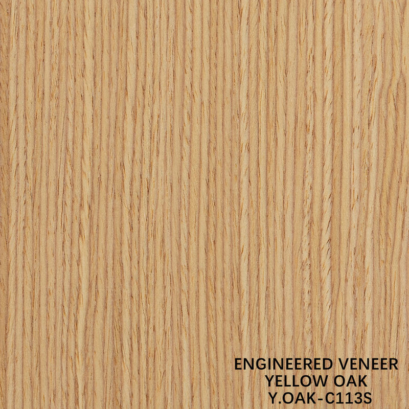 Ricon Legno Veneer Giallo Quercia Verticale Grano Quarto Taglio 3050 * 640mm Per l'hotel Decorazione Carta di ritorno Cina Manufacturer