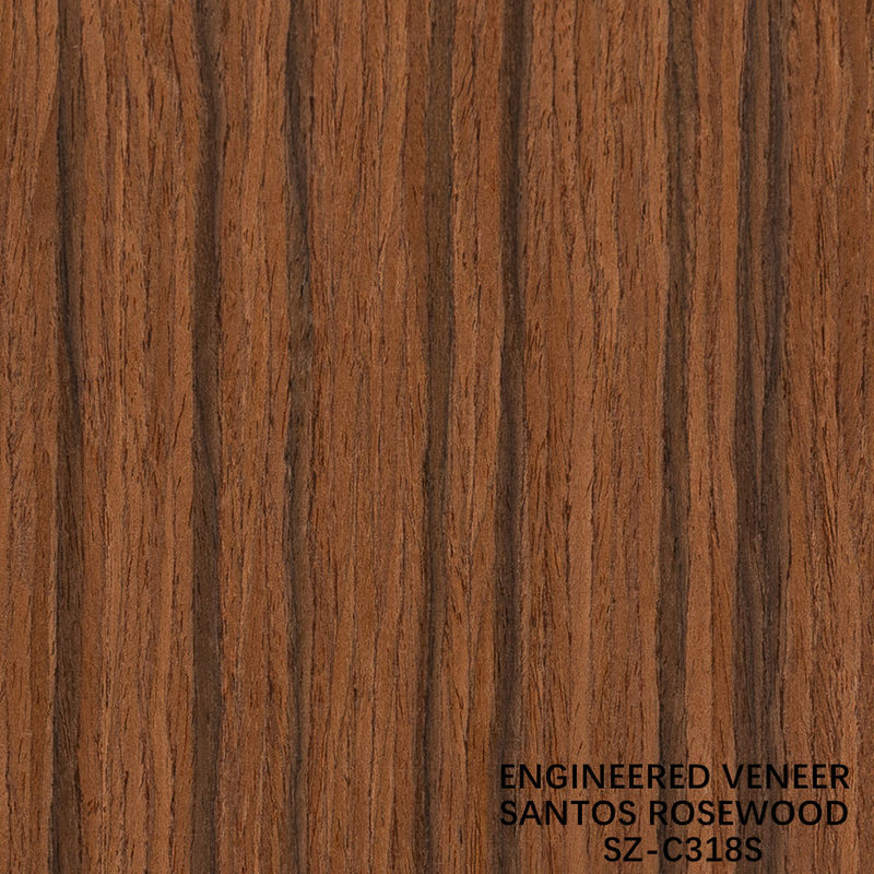 Ingegneria Santos Legno di rosa Veneer Standard Dimensione 2500 * 640mm Grado A Per Per Arredamento Interno Face Cina Fa