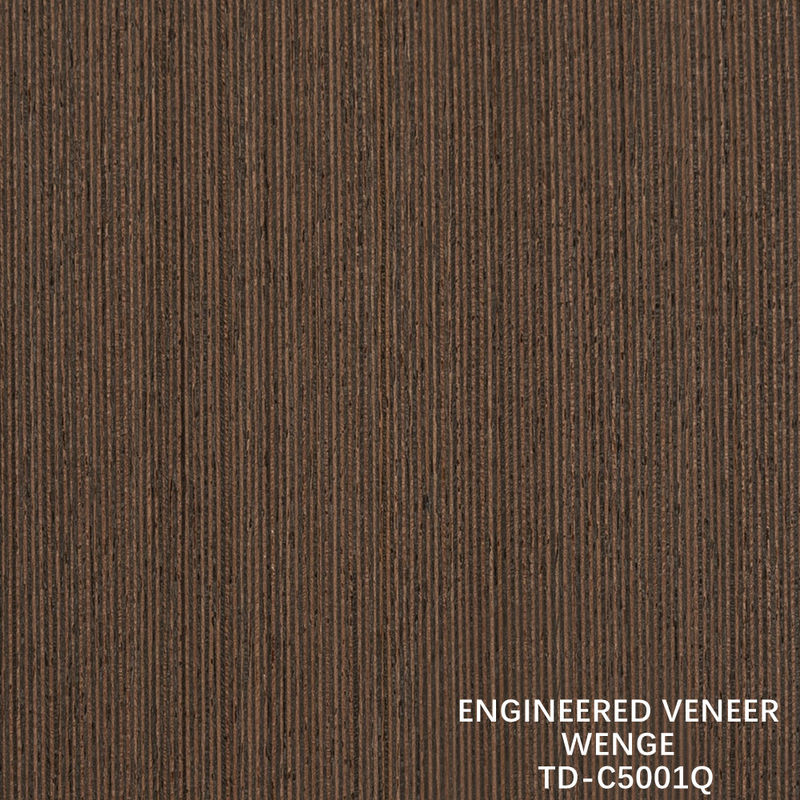 Ricon Wenge Legno Veneer spessore di linea sottile 0,15-1,8 mm Fleeced Back per porte e finestre interne