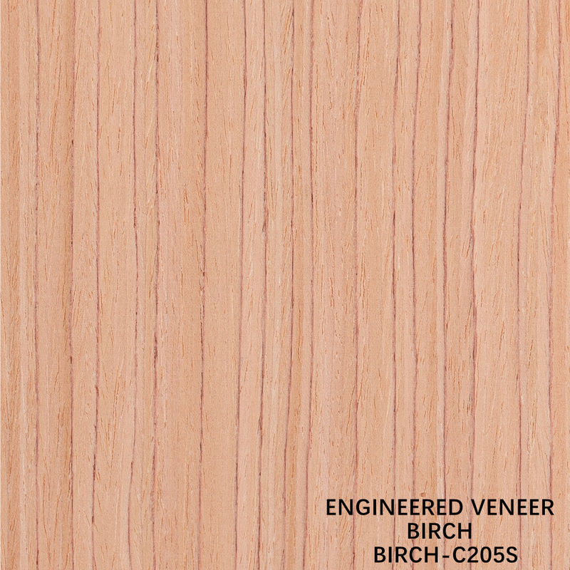 Finitura di legno di betulla ingegnerizzata 205S/205C Grado A per interni Standard di esportazione per porte e finestre