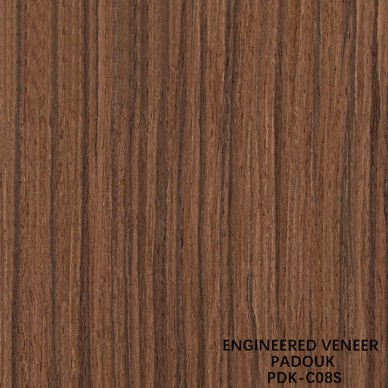Fancy ingegneria legno rivestimento di Quandong spessore 0,18-0,6 mm per la decorazione dell'hotel può essere personalizzato