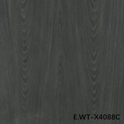 Finitura di legno ingegneristico di alta gamma Noce europea E.WT-X4088C Crown Cut Nero con 0,15-0,55 mm per fabbrica di porte