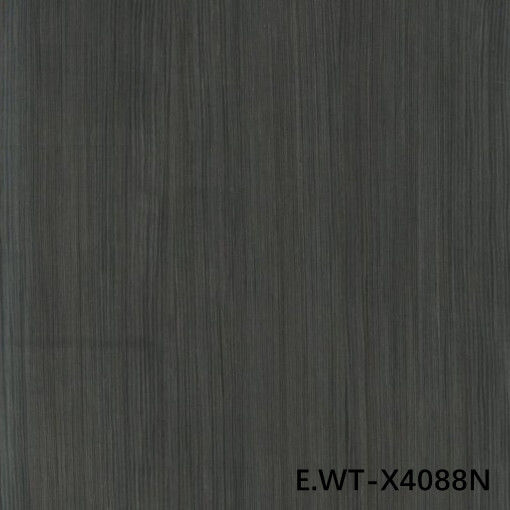 Finitura di legno ingegnerizzata di alta qualità Noce europea E.WT-X4088N Quarter Cut Straight Dark Brown Grade E0 per fabbrica di armadi