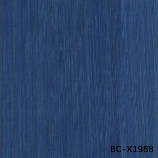 High-End Ingegneria Legno Veneer Bule Classic BC-X1988 Colore colorato a grano retto per decorazioni alberghiere Campione copia