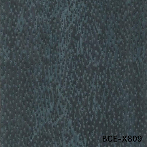 Blu Cat's Eye veneer di legno ingegnerizzato X809 Special Ring Grain Customized spessore 0,55 mm