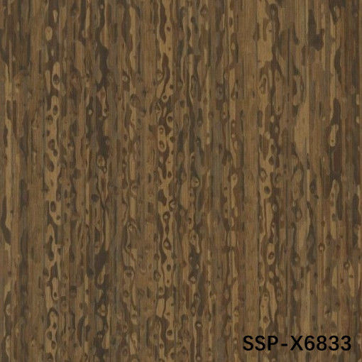 Sapele fumante Pommele ingegneria di quercia rivestimento spessore 0,18-0,6 mm per il pannello di parete