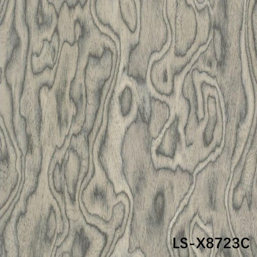 Spessore Personalizzato 0.18-1.0mm Impiallacciatura di Legno Tecnologico per Pannello Murale Paesaggio X8723C