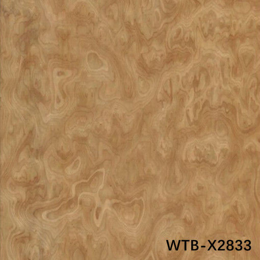 Legno ricomposto Veneer Walnut Burl WTB-X2833 Spessore 0,45 mm Personalizzato per la decorazione dell'hotel