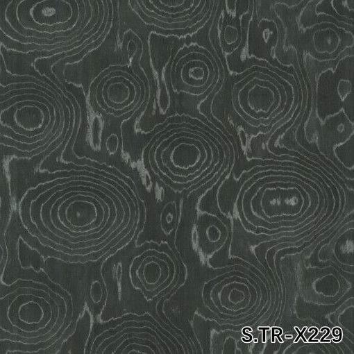 Fabbricazione artificiale di legno rivestimento di argento anello S.TR-X229 Standard Dimensione 2500 * 640mm Indoor Decorative Board per compensato di lusso