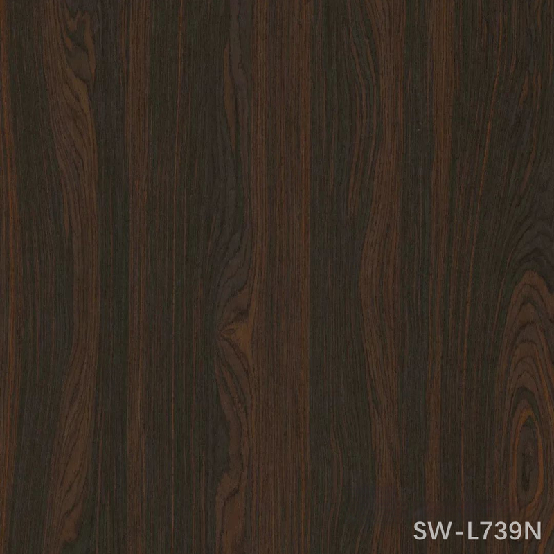 Nuovo Design di Impiallacciatura in Legno Affumicato Artificiale SW-L739N/L743N Spessore 0,55mm Per Finitura Mobili