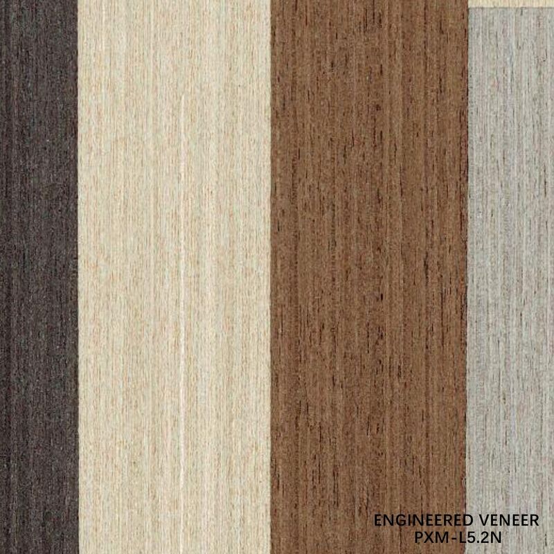 PXM-L5.2N Veneer artificiale di legno allungato dimensione 3100mm, dimensioni estese su misura, fornitura in massa per la produzione di pannelli di fronte