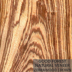 Il quarto di legno naturale dell'impiallacciatura della zebra della decorazione ha tagliato il compensato operato